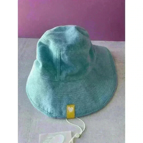 Kerri Rosenthal Terry Cloth Sunny Daze Bucket Hat surf Blue  display picture 3